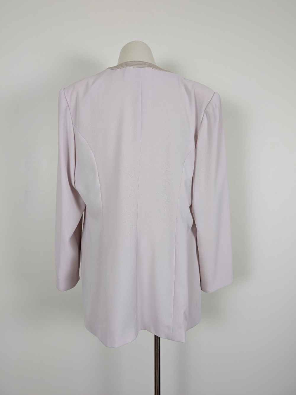 Vintage Pastel Oversized Blazer Button Down Size 14 Pink - Picture 6 of 12